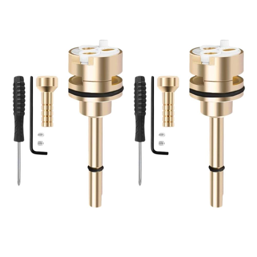 Brass 3-Setting Shower Diverter Cartridge Replacement For Delta Valve R11000 R22000 Steering Valve Pipeline Valve Accessories