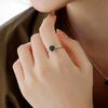 47Bag 925 Silver Vintage Gemstone Silver Ring Teagun