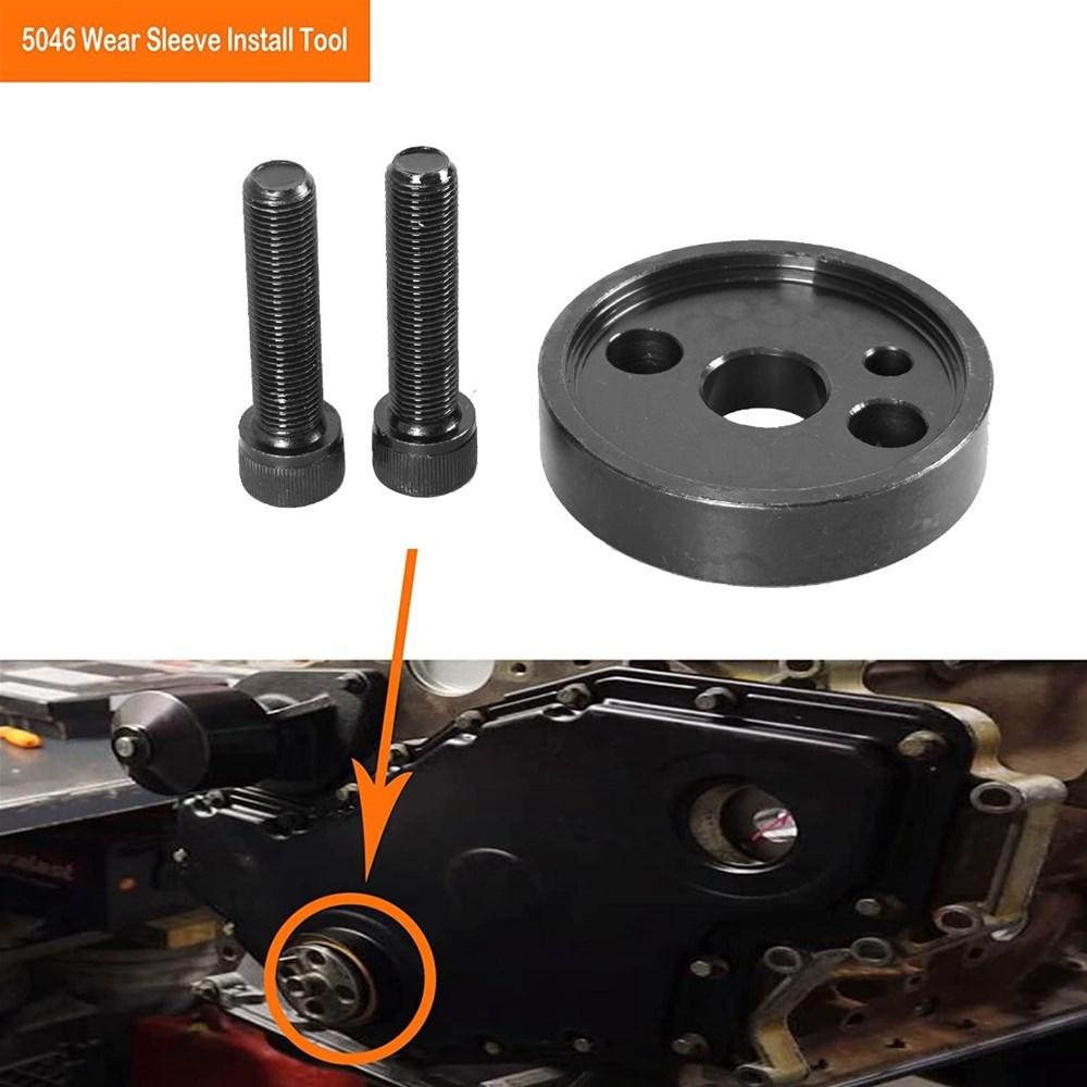 5046 Kurbelwellen-Verschleißhülse Auto-Einbauwerkzeugsatz Für Dodge Cummins Diesel 3,9L 5,9L 6,7L Motoren Ersatzteile #3802820 Schwarz