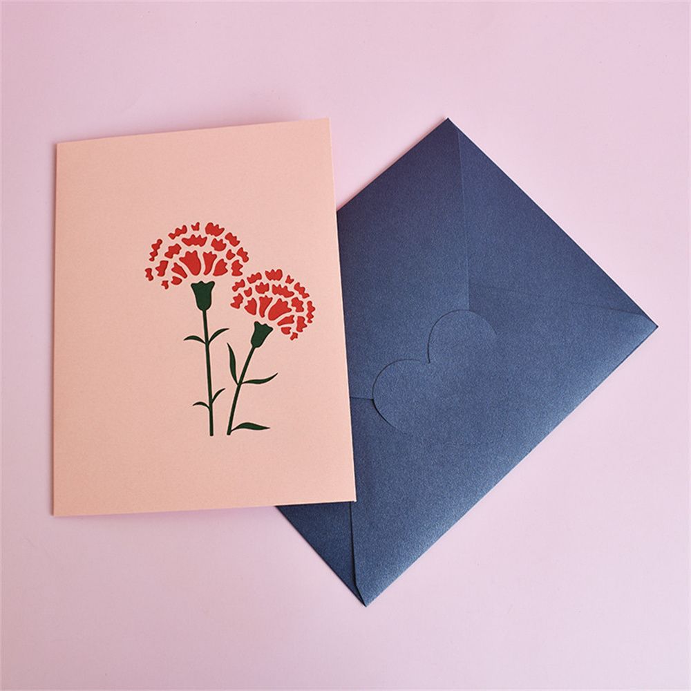 Up Mom Floral Bouquet Happy Mother's Day Invitation Card Greeting Cards Mothers Day Cards Postcard