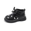 Children Fashion Boot Lolita Style Girls Princess Ankle Boots Sweet Heart Embroidered Winter Fashion Kids Cotton Warm Boots