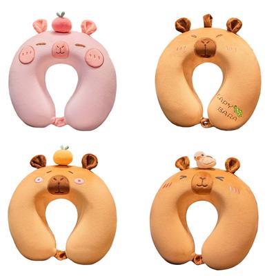Cartoon Animal Neck Pillow Cute Travel Neck  Support for Kids Cartoon Animal Memory Foam Travel Pillow Cushion