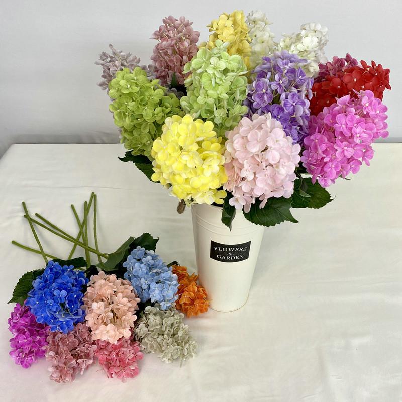 Lifelike Hydrangea Flower Soft For Event Styling Home Decor Arrangement