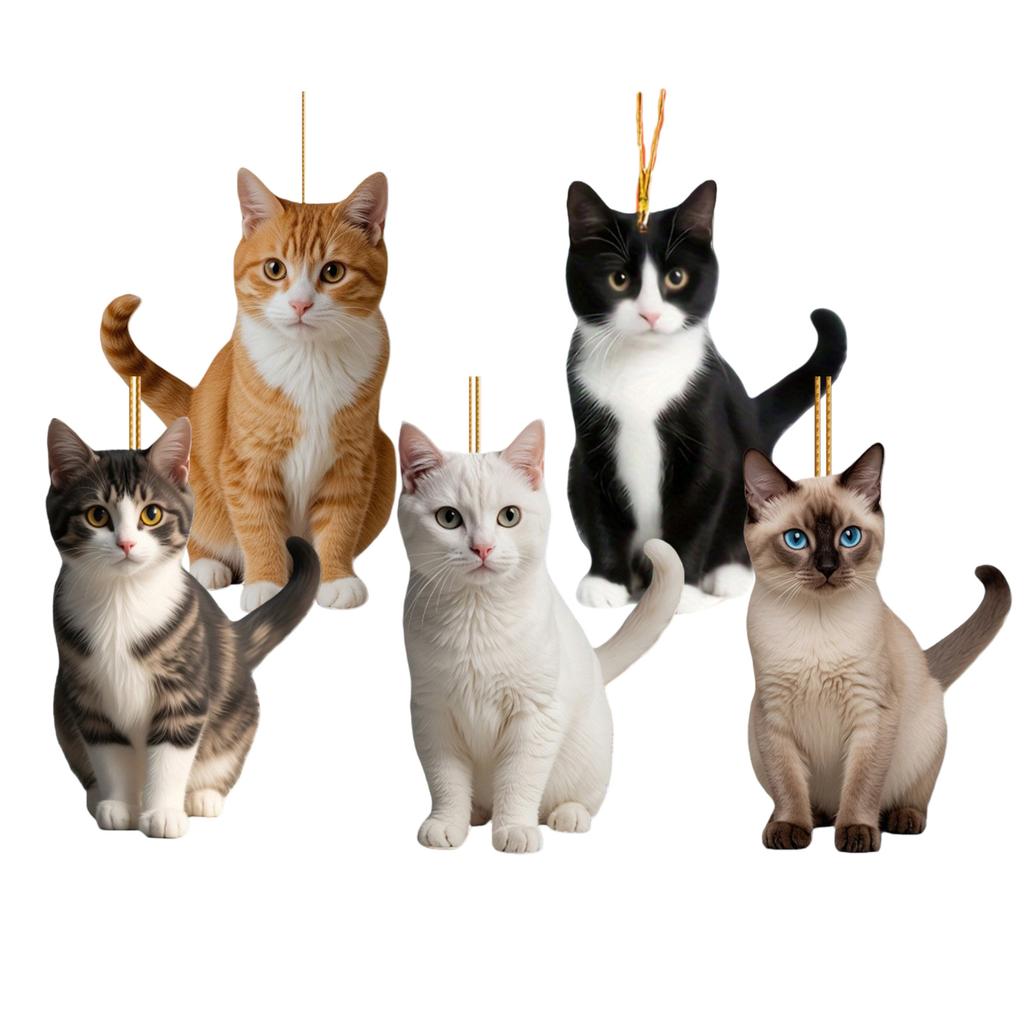 Black Cat Rearview Mirror Pendant Hanging Ornament for Car Interior Decoration Adds Warmth & Personality To Any Vehicle