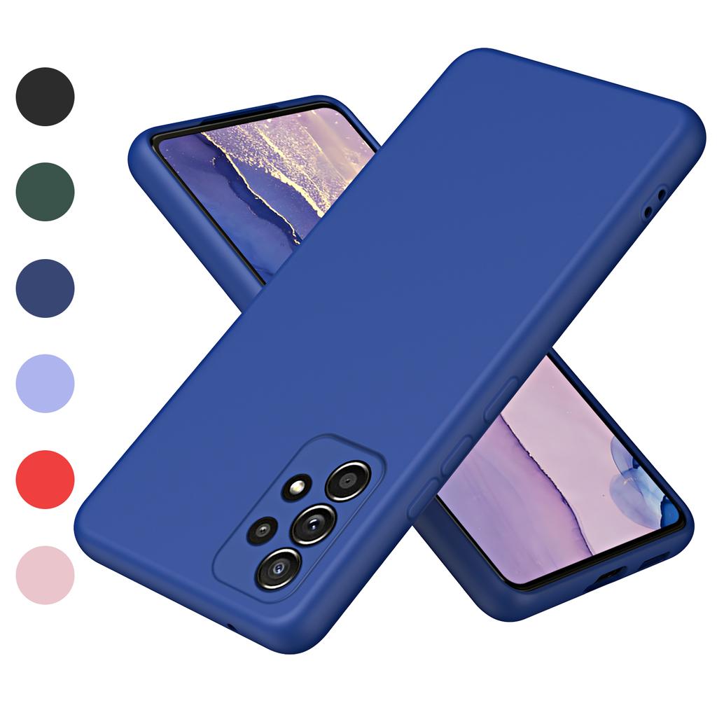 Luxury Liquid Silicone Case For Samsung Galaxy A52 A52S A72 A12 A22 A32 A42 4G 5G Fundas Shockproof Cute Phone Cover Cases