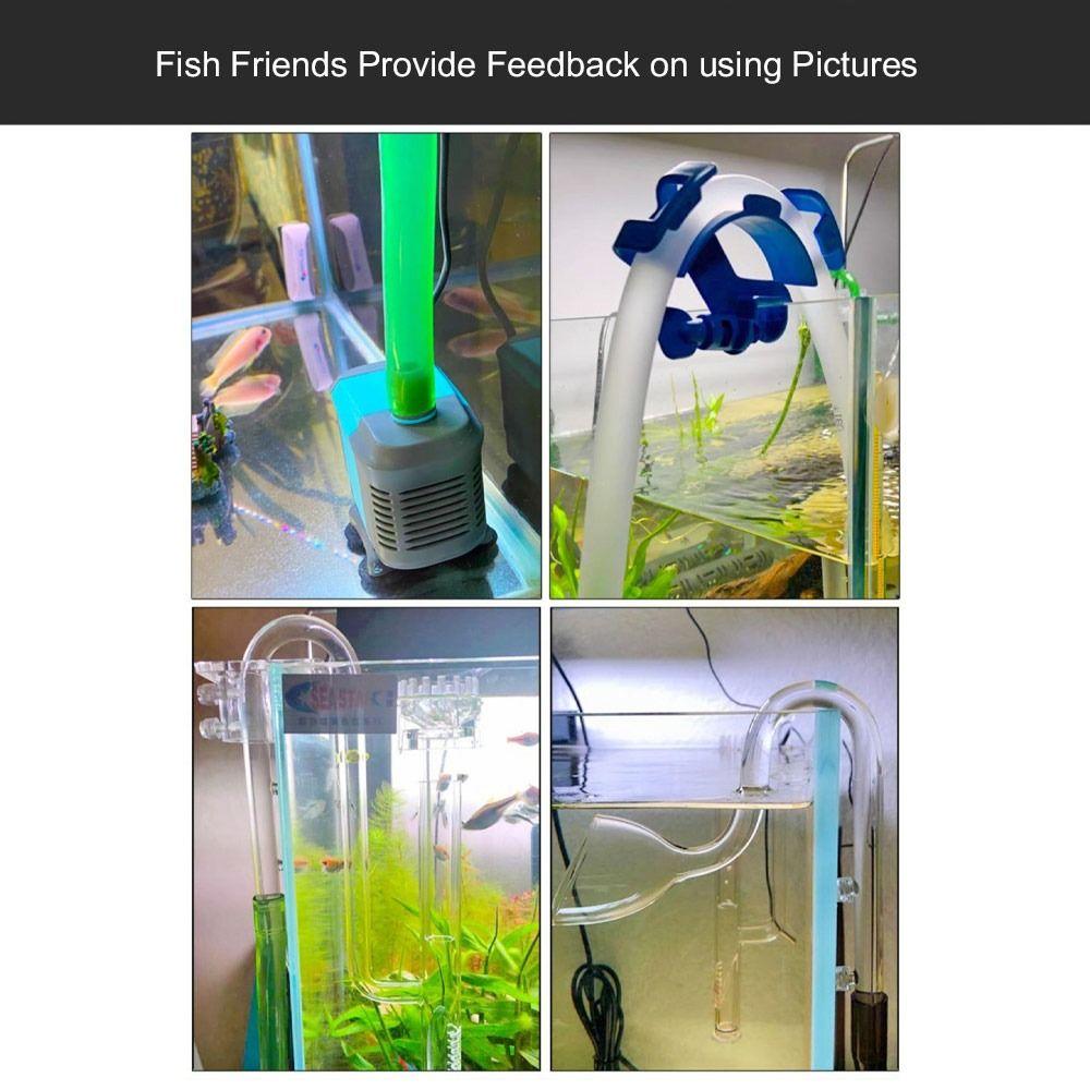 Green Fish Tank Pipe Flexible Tube Water Pump Hose PE Outlet Pipe Aquarium Hose  Drain