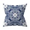 Navy Blue Mandala Nordic Geometric Pillowcase 45x45 Cushion Cover Decorative Pillow Sofa Cushion Home Decor Polyester