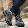Winter Men Boots High-Top Wear-Resistant Hiking Boots Outdoor Large Size Plus Velvet Warm Boots Men Hiking Casual Sports Shoes