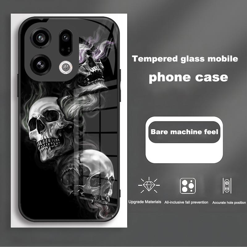Tempered Glass Phone Case For OPPO Find X9 X9Pro 5G Fashion Shockproof Hard Back Cover For OPPO FindX9 X 9 Pro Protective Capa