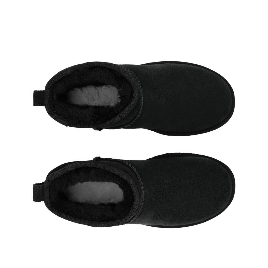 UGG Classic Ultra Mini Boot Schwarz Damen Sneaker 1116109-BLK