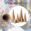 6 Open-bottom Paper Mache Cones, Imaginative Decoration for Crafts, Painting, And Party Hat