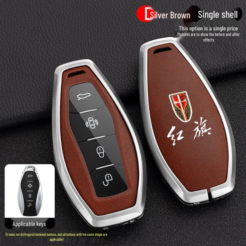 2023 Hongqi H5/H6/HS5 Men's Key Case for HS3 & HQ9 with EQM5 High-End Shell