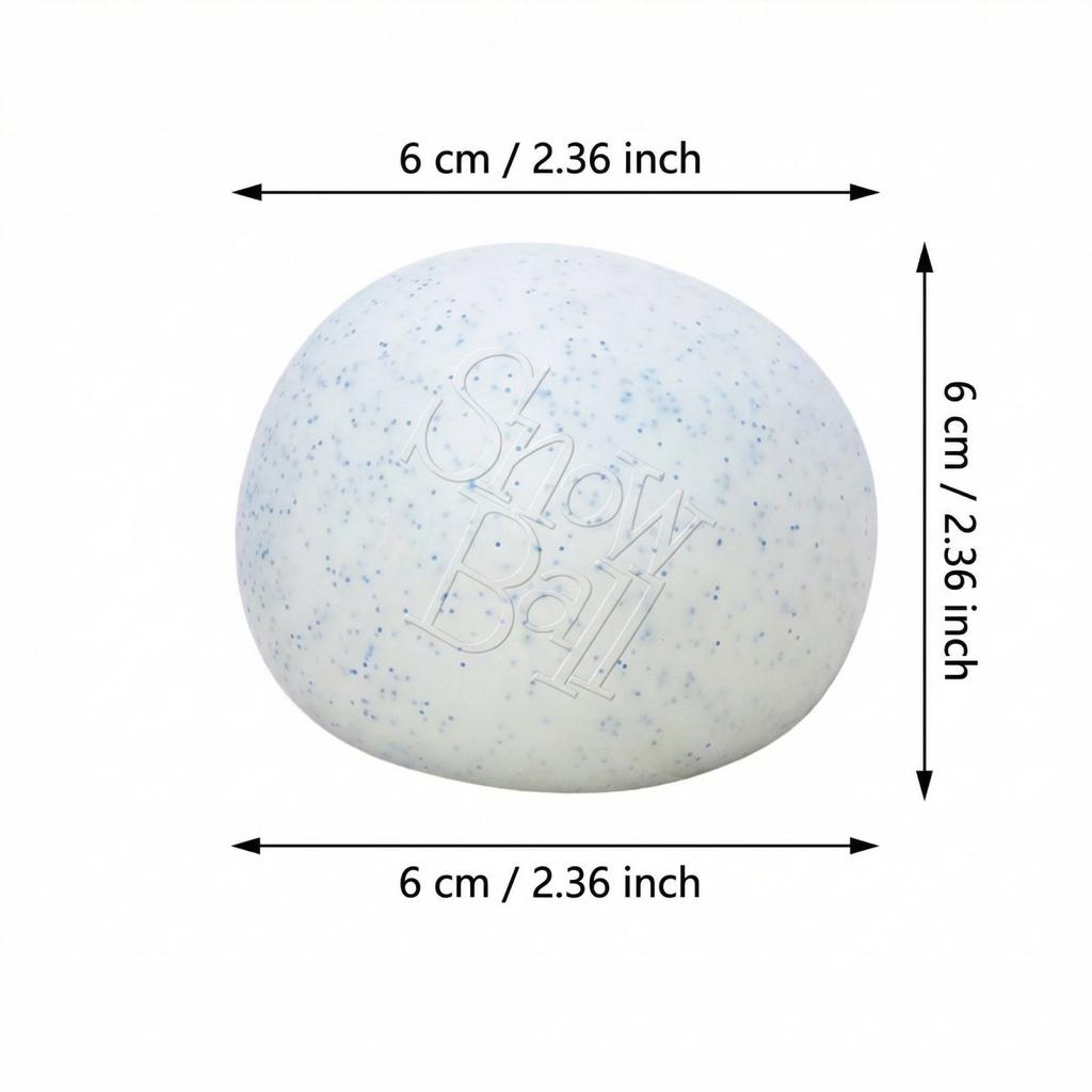 Nuove Palline Antistress Palla di Neve Carine Con Scatola Sensoriali Pallina di Pasta Morbida Giocattolo Antistress Regali Per Adulti Bambini
