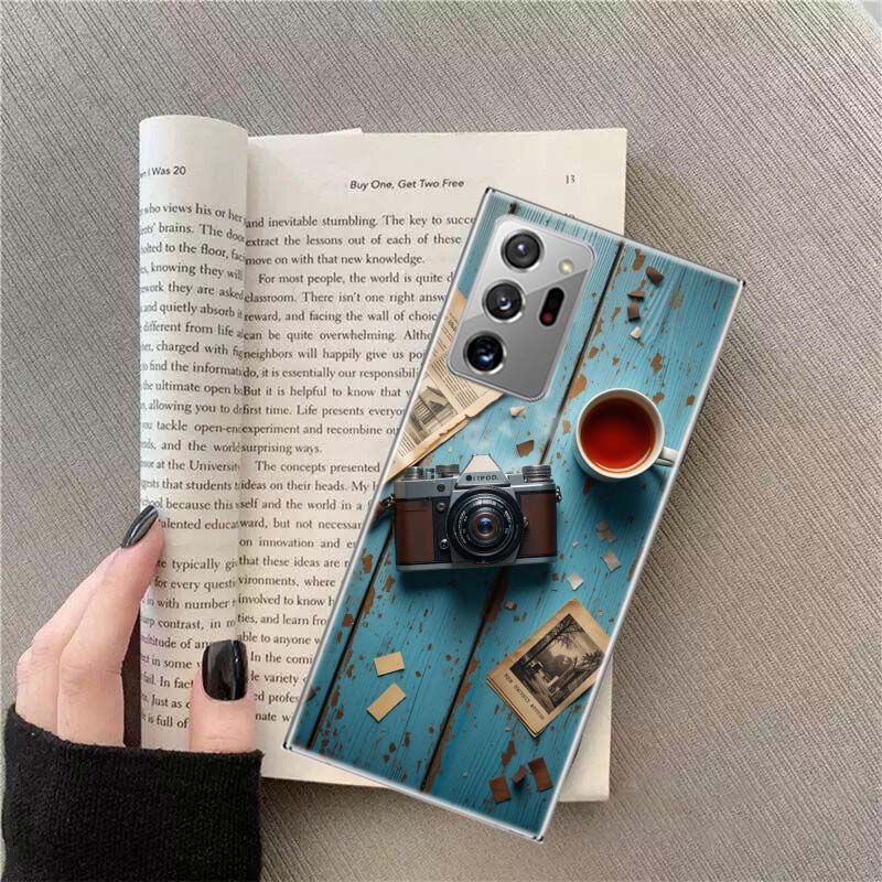 

Camera and Souvenirs With Scenery Phone Case for Samsung A17 A37 A57 A54 A14 A24 A34 A07 A04S A02S A12 A22 A32 A52S A16 A26 A36 Samsung A22 5G