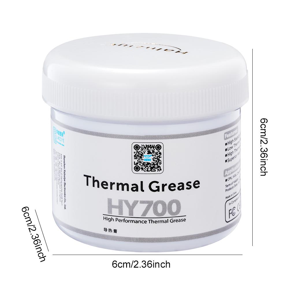 100g Silver Thermal Paste High Performance Silicone Grease Compound Heat Transfer Grease for CPU Consoles Graphics Cards Laptops