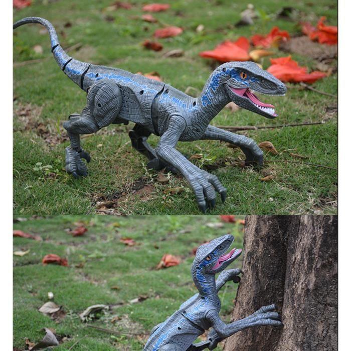2.4G Wireless Five-Way Remote Control Velociraptor Electric Sound and Light Simulation Mechanical Dinosaur Model