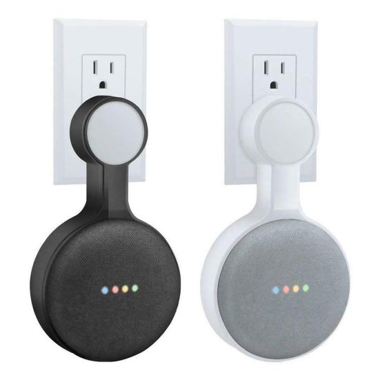 Outlet Wall Mount Bracket Holder Accessory for Google Home Mini Smart Speaker