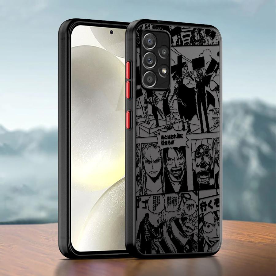 

Ones Pieces Anime Case for Samsung Galaxy A54 A53 A73 A33 A52S A72 A17 A52 A35 A56 A55 A34 A36 A14 A23 A16 A15 Phone Cover Galaxy A52s 5G