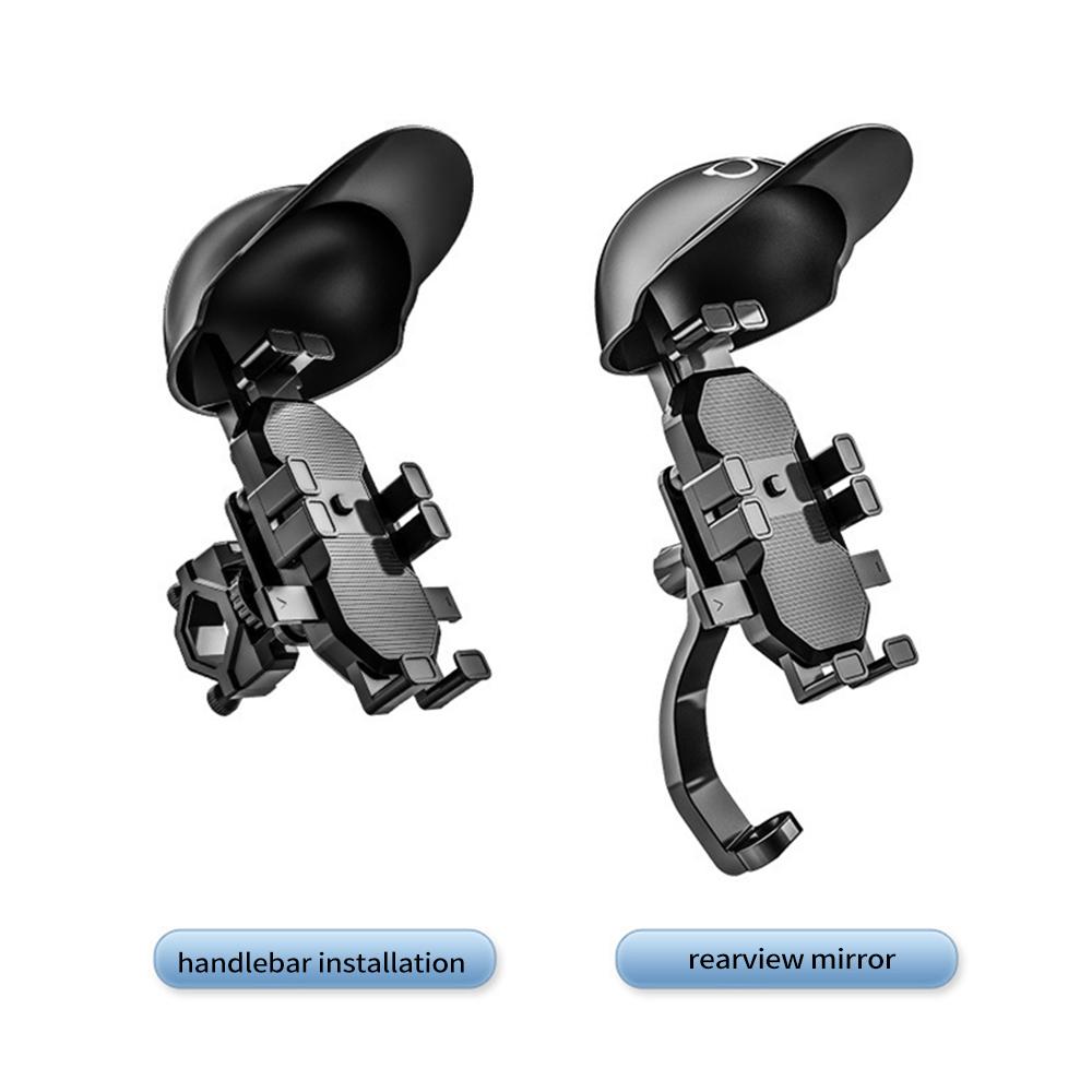 Motorcycle Phone Mount Bike Phone Holder  Scooter Phone Clip for 4.7 "  "  To 7.4 "  "   Smartphones,