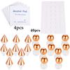 Edelstahl Fake Piercing Stecker Set Fake Nasenring Stecker Aufkleber Packung Fake Augenbraue Lippe Piercing Nicht durchgestochen Ohrstecker Packung