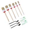 13PCS Set Car Cleaning Detailing Brush Set Reusable Flexible for Washing Waxing Dusting