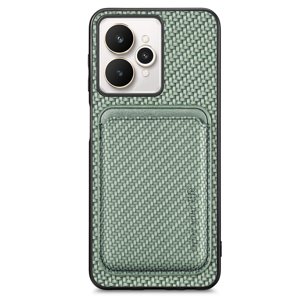 For Realme 15 5G Case Magnetic Detachable Card Holder Phone Back Cover