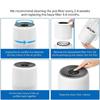 High Efficiency Air Cleaner Accessories Easy to Replace Air Purifiers Filter with Aromatherapys Spacer Replacement Part