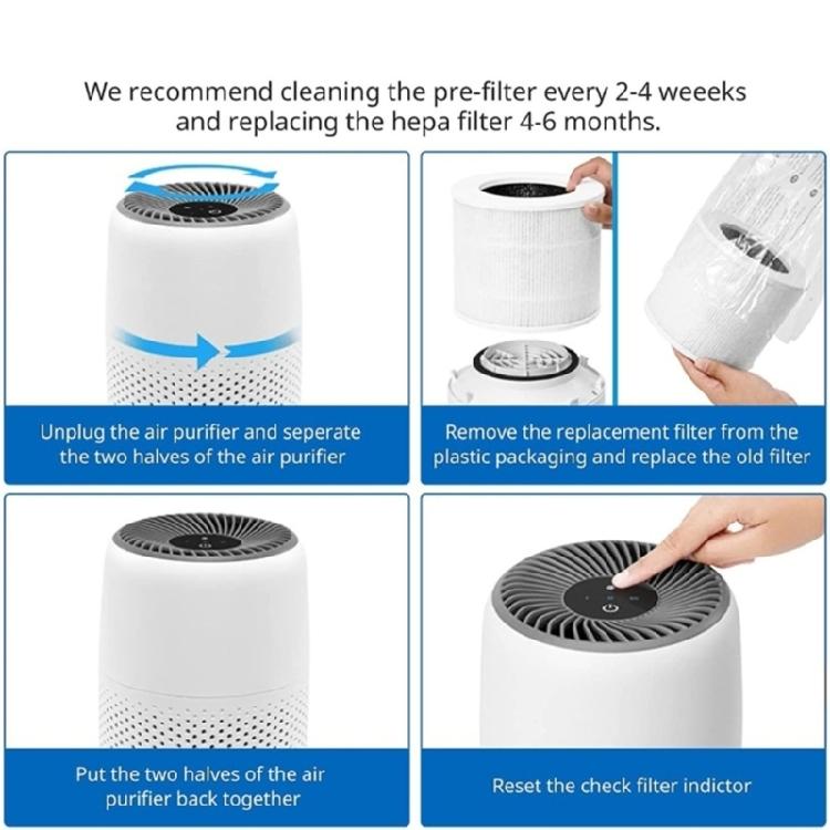 High Efficiency Air Cleaner Accessories Easy to Replace Air Purifiers Filter with Aromatherapys Spacer Replacement Part