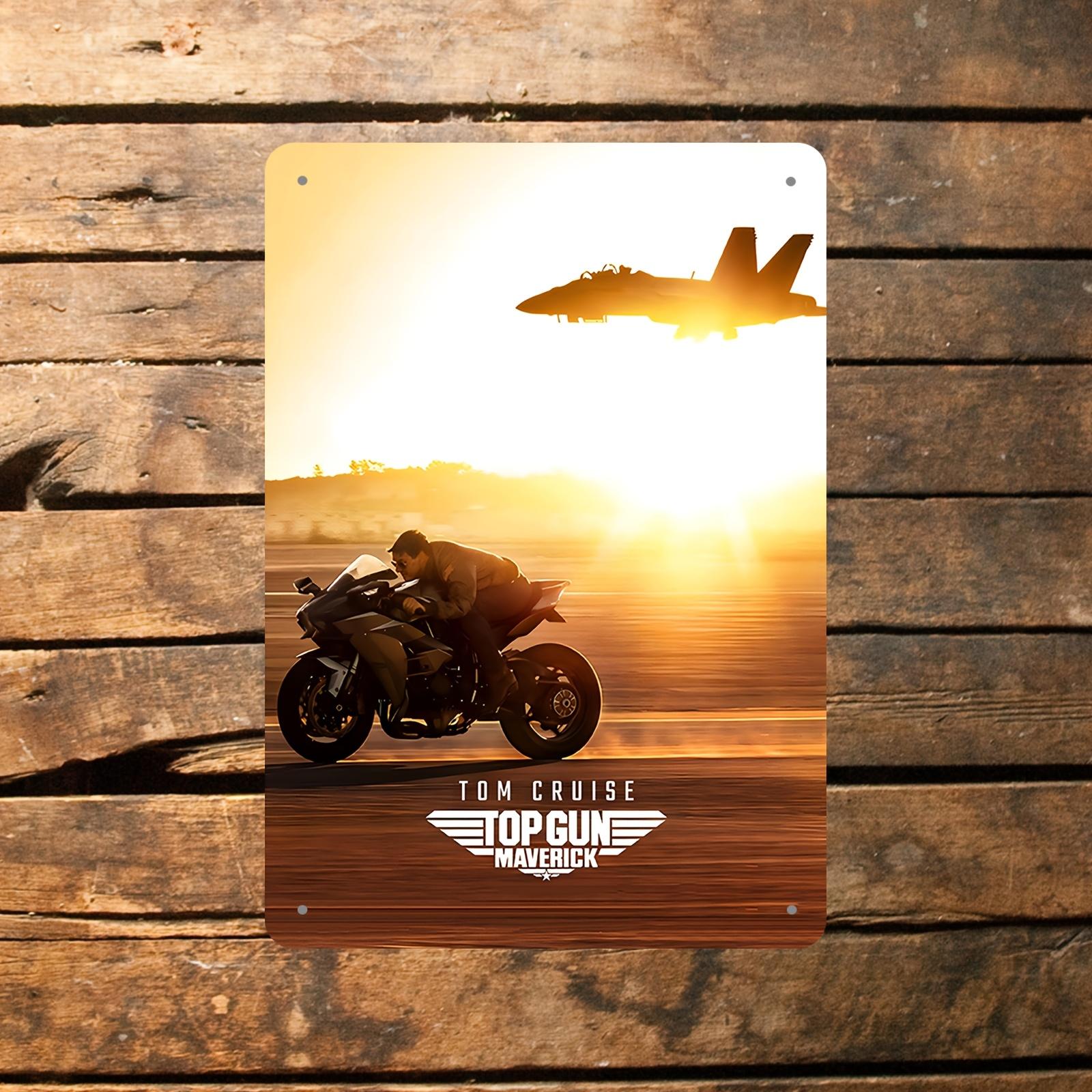 

Maverick Metal Tin Sign - Tom Cruise Fighter Jet Poster - - Durable Iron Wall Decor for Home, Bar, Garage, Office - No Wir 20x30cm（7.8x11.8inch）