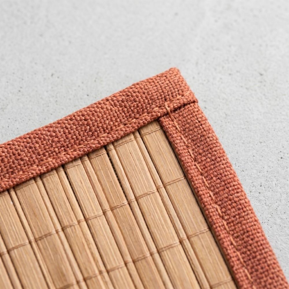 Roll Up Design Brush Rolling Bag Bamboo Material Paint Brush Holder Art Storage Bag  Artist Storage