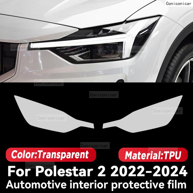 Für Polestar 2   2024 Auto Innenraumschutz Kratzschutzfolie Instrumenten-Zentralsteuerung Navigationsbildschirm Zubehör