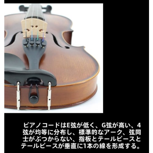 Xiraivke Beginner's Violin Set, Full-Size, Student Set for Beginners, Includes Fingerplate with Inlays (1/2)