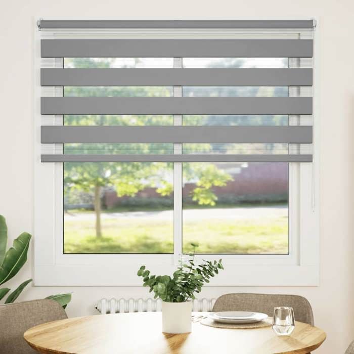 VidaXL Store Enrouleur Tamisant 120x175 cm Gris Store Occultant Fenêtre Maison 240215