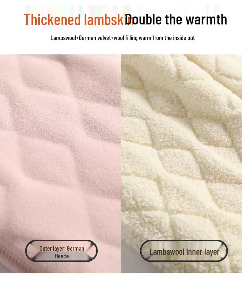 Northeast Women's High Waist Fleece-Lined Wool-Blend Warm Leggings for Autumn/Winter