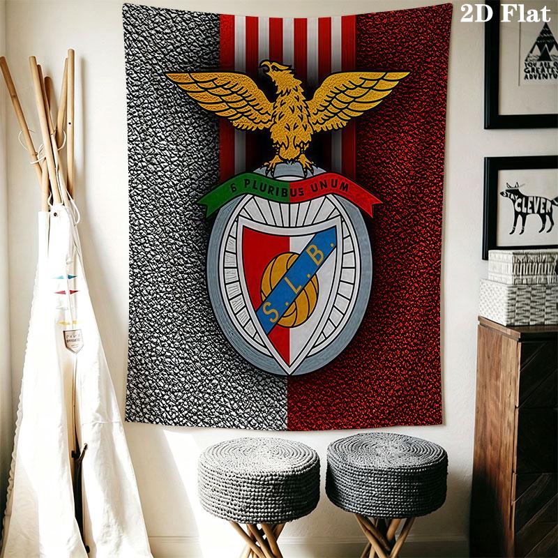 Benfica CLUB Wall Hanging Printed Fabric Blanket Decorative Tapestries for Bedroom Living Room Home Decor