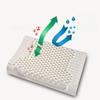 3D Convex Particle Massage Latex Pillow Cervical Spine Protection and Sleep Aid Pillow Core High Rebound Non Deformable Headrest, Dry and Breathable