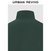 UR 2025 Fall Men's Casual Stand-Collar Zipper Loose Overshirt