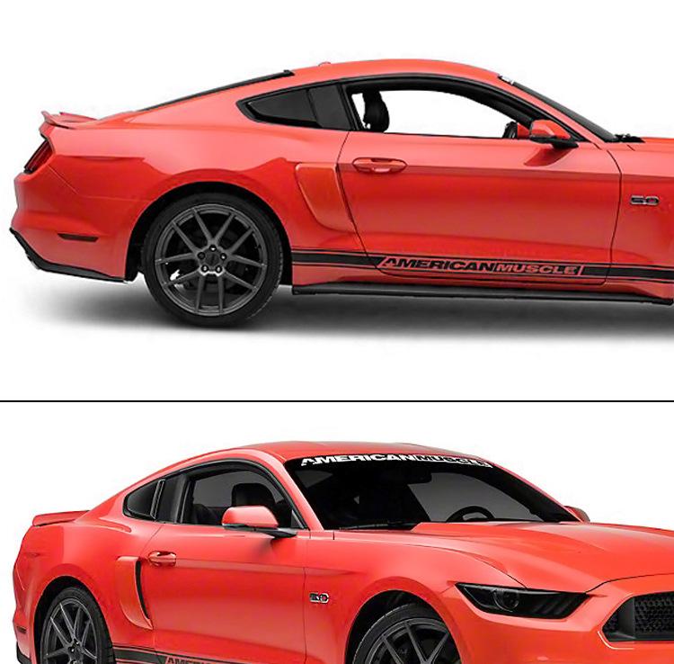Modified Side Louver Decoration Air Vent for 2015-2023 Ford Mustang Rear Quarter Panel