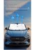 Car Front Windshield Pull-Out Sunshade Umbrella – Heat Insulation & Sun Protection