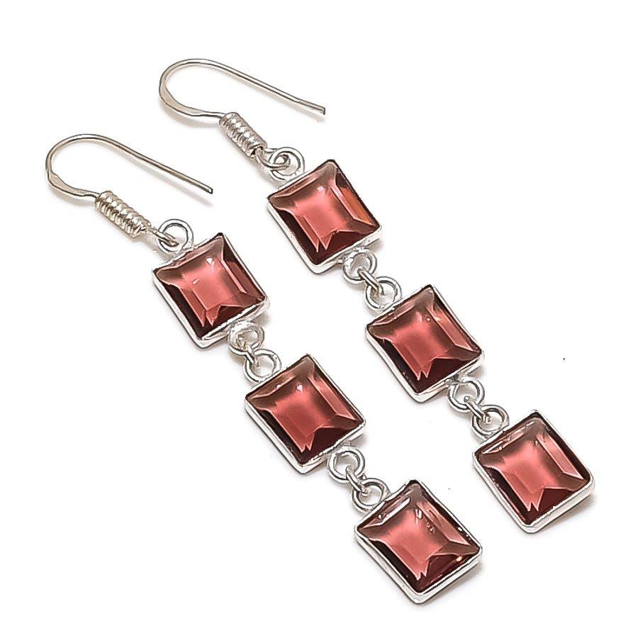 

Amethyst Gemstone 925 Sterling Silver Jewelry Earring 2.60