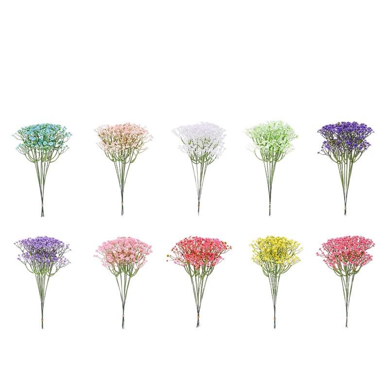 

Штучний букет гипсофіли для декору дому та весілля Yellow