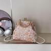2026 Embroidered Clasp Shell Bag: Niche Design Evening Chain Shoulder & Crossbody Bag for Women