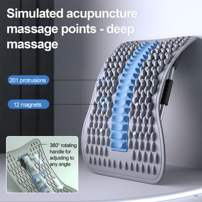 Ergonomik Sırt Germe Aleti Bel Şekillendirici Omurga Dekompresörü Skolyoz Siyatik Bel Ağrısı Giderici Masaj Aleti Lomber Sırt Çıtlatma Tahtası Germe