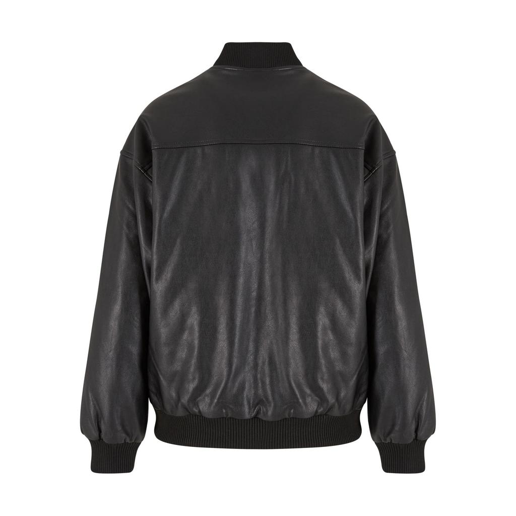Urban Classics Womens/Ladies Synthetic Leather Bomber Jacket