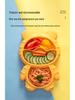 Cute Cartoon Kids' Divided Plate & Feeding Set: 4-Piece Infant Bowl, Spoon & Fork