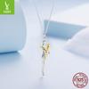 S925 Sterling Silver Mother And Child Hug Necklace Warm And Loving Mother'S Day Necklace Collarbone Chain