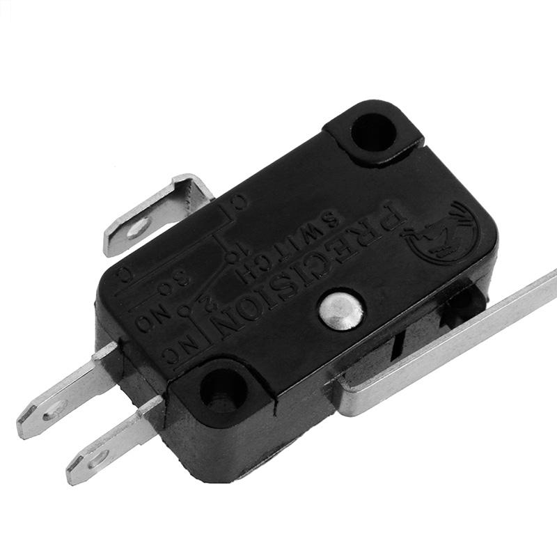 5 Pieces KW7-9 Snap Action Button Limit Switch AC125V/250V 15A NO/NC Easy to Use