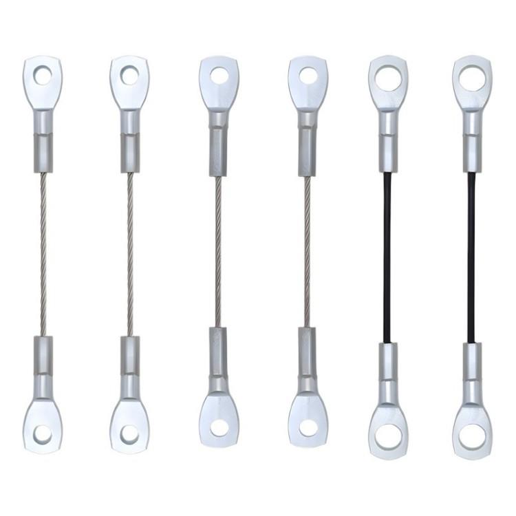Stainless Steel High Load Crimped Wire Rope with Fish Eye Terminal for Secure Lighting and Sign Hanging