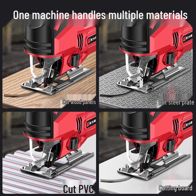 Youlite Multi-Function Electric Curve Saw: Compact Woodworking & Wire Saw with Flashlight.