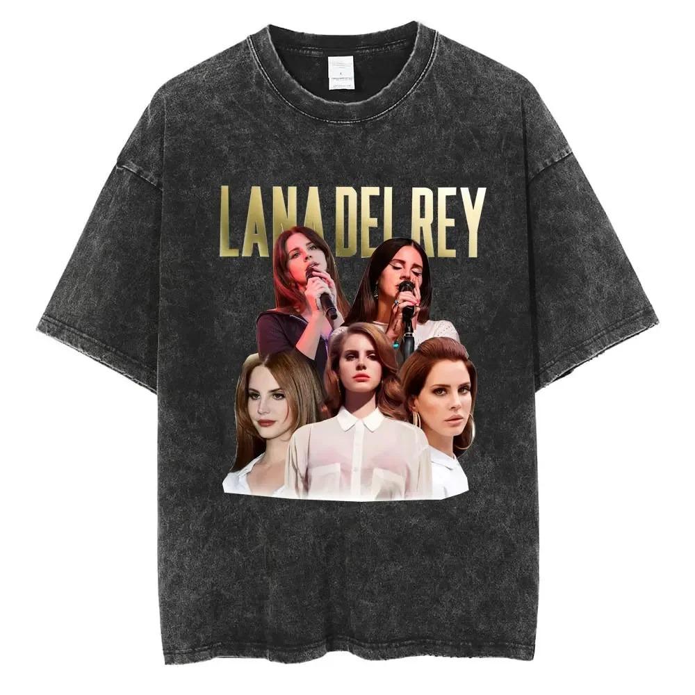 Nadměrné tričko s krátkým rukávem a acidovým praním s vintage grafickým potiskem alba "Ultraviolence" od Lany Del Rey